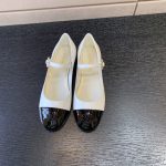 CHANEL MARRY JANES WHITE G38897