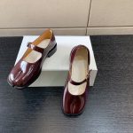 MAISON MARGIELA TABI MARY-JANES DARK MAROON S39WL0119P3292T8013