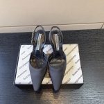 ALEXANDER WANG DELPHINE PUMPS LEATHER DARK GREY 30123P