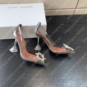 AMINA MUADDI BEGUM GLASS PUMP GREY AM8002 - Image 6