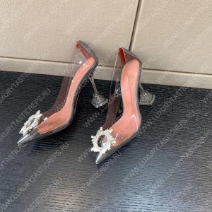 AMINA MUADDI BEGUM GLASS PUMP GREY AM8002 - Image 7