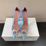 AMINA MUADDI BEGUM GLASS PUMP SKY BLUE AM8002