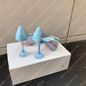 AMINA MUADDI BEGUM GLASS PUMP SKY BLUE AM8002 - Image 3