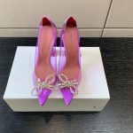 AMINA MUADDI ROSIE GLASS PUMP PURPLE AM8003