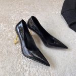 BALMAIN MONETA CROC PUMPS BLACK YN1UA762LDPN