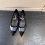 CHANEL MARRY JANES PUMPS BLACK 839604