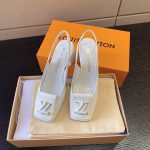 LOUIS VUITTON SLINGBACK SHAKE PUMP WHITE 1AB0QQ