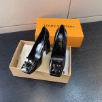 LOUIS VITTON SHAKE PUMPS LEATHER BLACK 1AB2KC