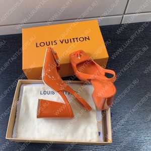 LOUIS VITTON MADELEINE SLINGBACK PUMPS LEATHER ORANGE 1A65OG - Image 3