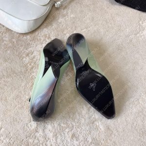 PRADA BRUSHED PUMPS LEATHER ACQUA 1I982M - Image 4