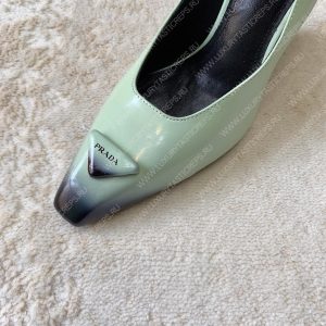 PRADA BRUSHED PUMPS LEATHER ACQUA 1I982M - Image 6