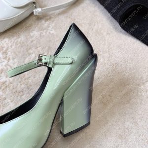 PRADA BRUSHED PUMPS LEATHER ACQUA 1I982M - Image 7