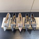 SERGIO ROSSI POINTED-TOE PUMPS LEATHER BRIGHT PINK A81180MF