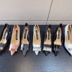 SERGIO ROSSI POINTED TOE PUMPS LEATHER BLACK A81780MF