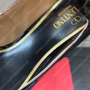 VALENTINO TAN-GO PATENT PUMP BLACK 2W2S0FW5VNEI16 - Image 4