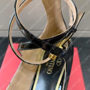 VALENTINO TAN-GO PATENT PUMP BLACK 2W2S0FW5VNEI16 - Image 6