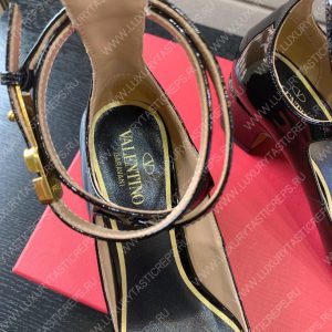 VALENTINO TAN-GO PATENT PUMP BLACK 2W2S0FW5VNEI16 - Image 6