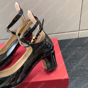 VALENTINO TAN-GO PATENT PUMP BLACK 2W2S0FW5VNEI16 - Image 7