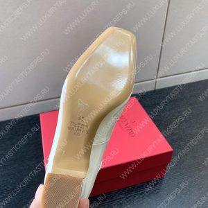 VALENTINO TAN-GO PATENT PUMP WHITE 2W2S0FW5VNEI16 - Image 8