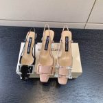 SERGIO ROSSI SLINGBACK SANDAL BEIGE AND BLACK 5004683