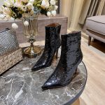 AQUAZURRA SAINT HONORE BOOTIE BLACK HOMIDB1