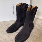 ISABEL MARANT SUSEE SUEDE ANKLE BOOTS BLACK BO0009FA