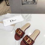 DIOR SLIDE MAROON KCQ266VEA