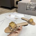 DIOR SLIDE BROWN & BEIGE KCQ266VEA