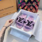 LOUIS VUITTON PASEO FLAT COMFORT MULE PURPLE 1A5SZU