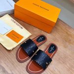 LOUIS VUITTON FLAT MULE BLACK 1AADIW