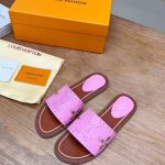 LOUIS VUITTON FLAT MULE PINK 1AADIW