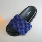 LOUIS VUITTON POOL PILLOW FLAT COMFORT MULE NAVY BLUE 1AABKU