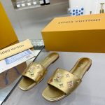 LOUIS VUITTON REVIVAL FLAT MULES GOLDEN 1AAOR5