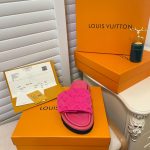 LOUIS VUITTON POOL PILLOW FLAT COMFORT MULE PINK 1AABKU