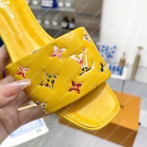 LOUIS VUITTON REVIVAL FLAT MULES YELLOW 1AAOR5 - Image 3