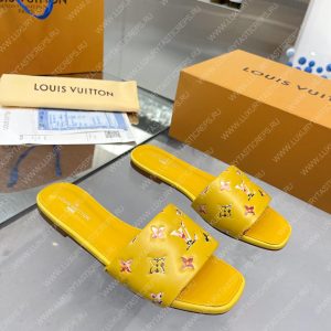 LOUIS VUITTON REVIVAL FLAT MULES YELLOW 1AAOR5 - Image 4