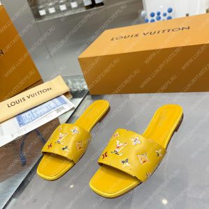 LOUIS VUITTON REVIVAL FLAT MULES YELLOW 1AAOR5 - Image 5