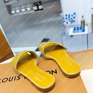 LOUIS VUITTON REVIVAL FLAT MULES YELLOW 1AAOR5 - Image 7