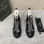 BERLUTI DEMESURE LACE-UP BOOT BLACK S5768-V1