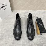 BERLUTI ALESSIO SCRITTO BOOTS BLACK S6020-S34