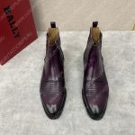 BERLUTI CURSIVE GALET SCRITTO BOOTS BURGUNDY S4077-V2