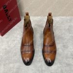 BERLUTI CURSIVE GALET SCRITTO BOOTS INTENSE COCOA S4077-V2