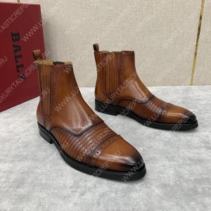 BERLUTI CURSIVE GALET SCRITTO BOOTS INTENSE COCOA S4077-V2 - Image 3