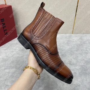 BERLUTI CURSIVE GALET SCRITTO BOOTS INTENSE COCOA S4077-V2 - Image 7