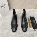 BERLUTI PATCHWORK DEMESURE BOOT BLACK S5591