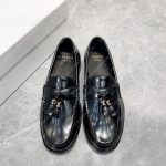 CELINE LUCO TRIOMPHE LEATHER LOAFER BLACK 4006FR8