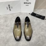 BERLUTI OXFORDS KHAKI S0770-V1