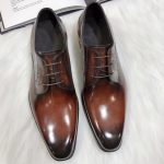 BERLUTI CLASSIC SCRITTO OXFORD INTENSE COCOA S4505-V2