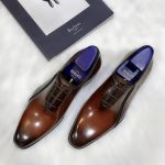 BERLUTI SCARS SCRITTO OXFORD INTENSE COCOA S4690-V2