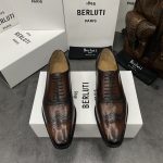BERLUTI GASPARD GALET DARK BROWN 76008-V1
